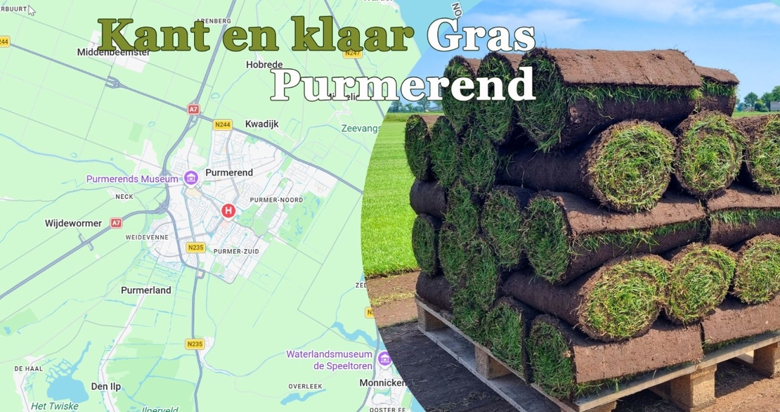 Graszoden vers geleverd in Purmerend en omgeving - voordelig en snel