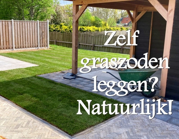 Woerden zelf gazon leggen met rollen kant en klaar gras