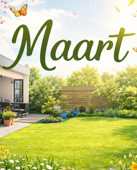 Maart is een perfecte maand om weer eens in de tuin te beginnen met je gazon