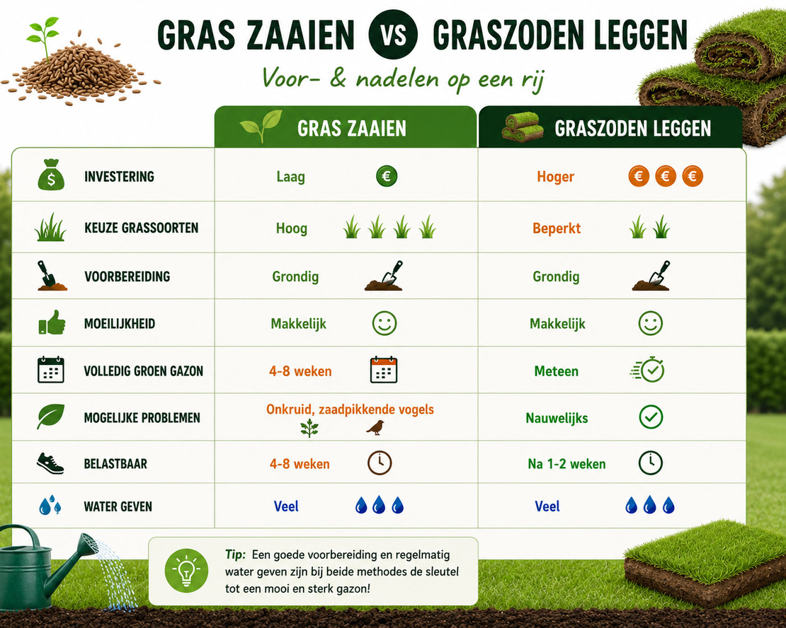 Tabel met voor en nadelen gras zaaien of graszoden leggen  kiezen welke.jpg