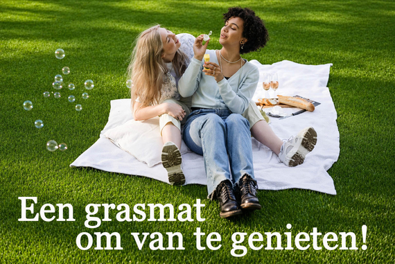 Leg een fris nieuw gazon aan in een dag - genieten kan voordelig en snel met graszoden van Ellermann