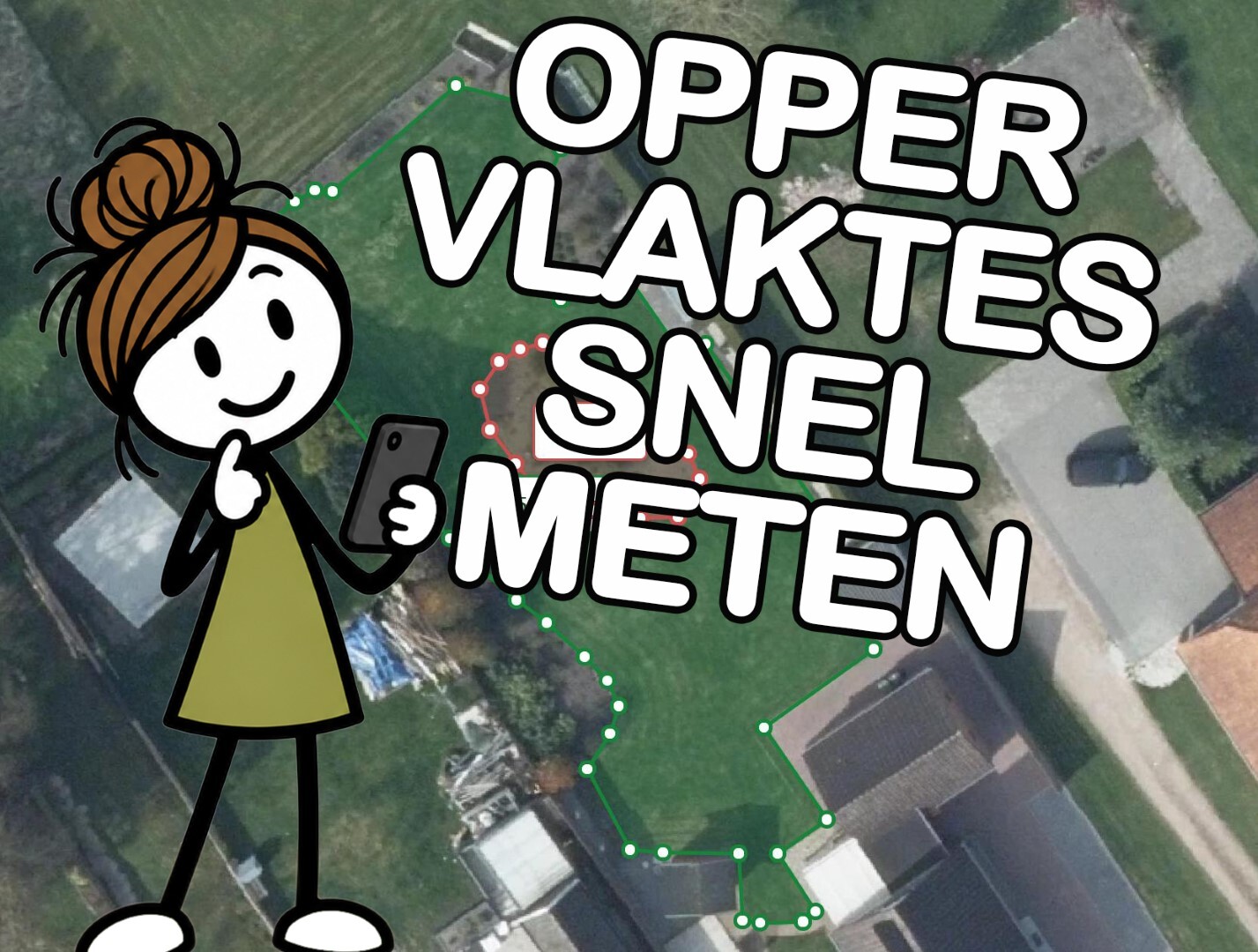Het oppervlakte van je gazon berekenen