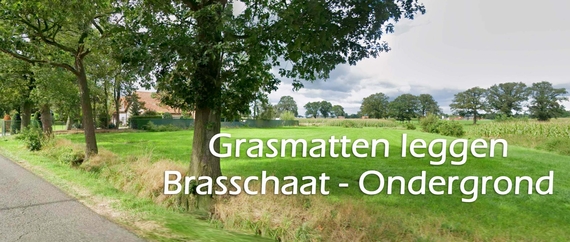 Bodem onderzoek gazon grasperk leggen vlaanderen brasschaat met grasmatten