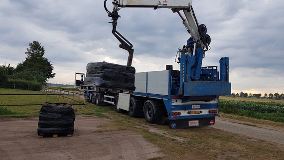 Graszoden Pallet laten aflevering bezorgen in Almelo en Twente