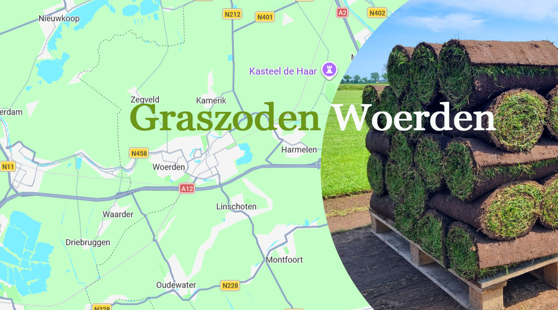 Graszoden of grasmatten levering in de buurt van Woerden